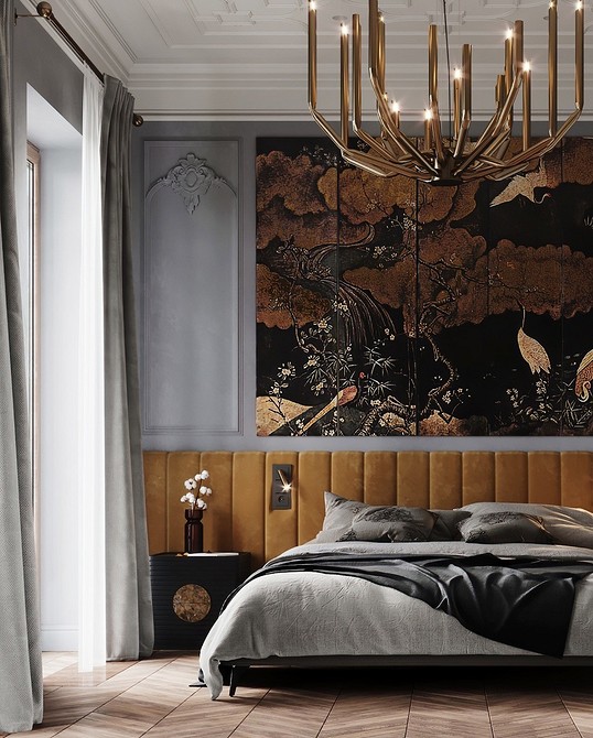 Minimalistyczne łóżko do sypialni 2026 z drewnianym stelażem idealnie pasuje do nowoczesnego wnętrza.