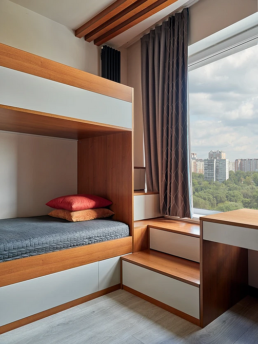 Łóżko-transformator do wielofunkcyjnego wykorzystania przestrzeni sypialni, trendy 2026.