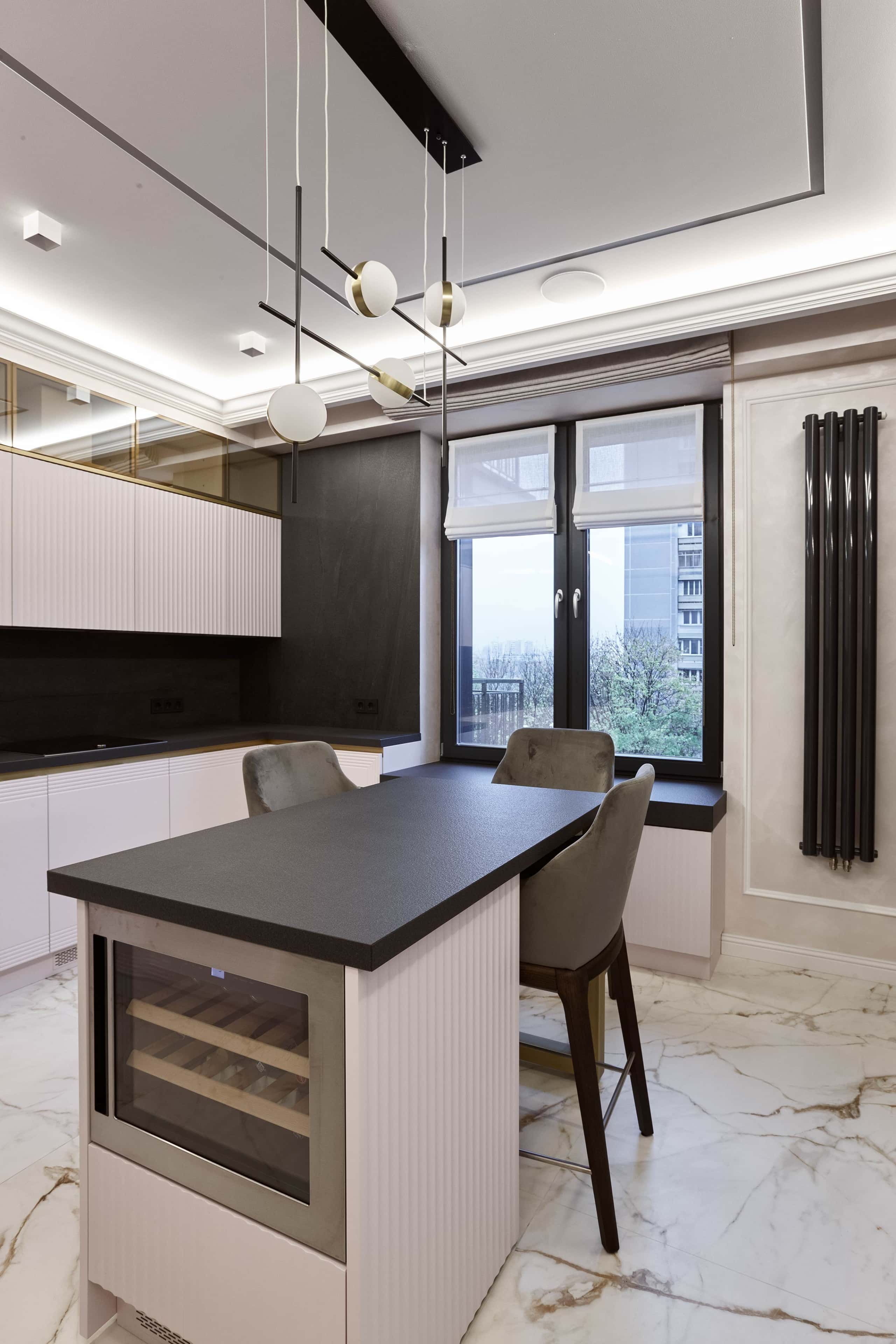 Idealny przykład nowoczesnego designu i udanego planowania przestrzeni w mieszkaniu po remoncie. Remont 2026.