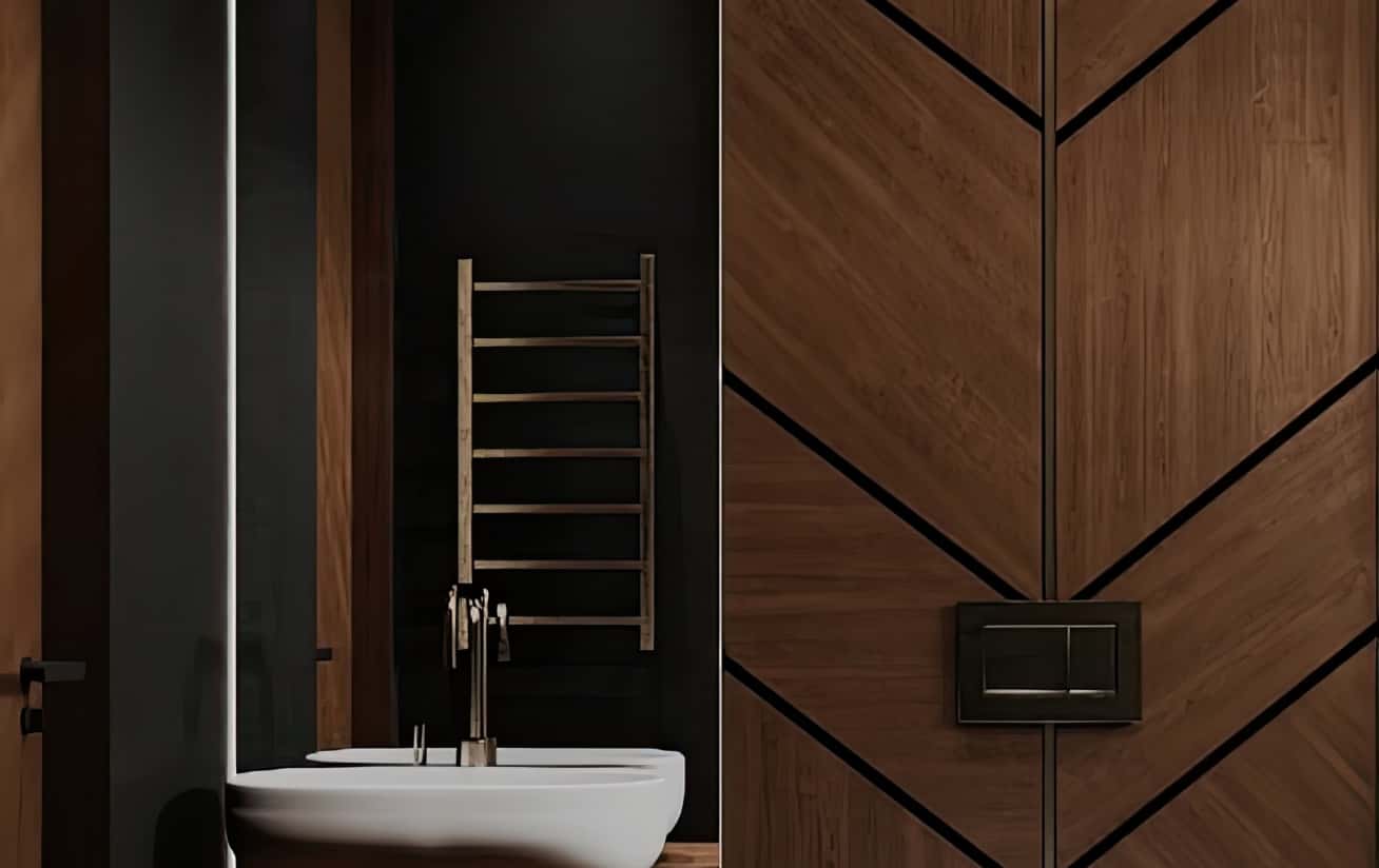 Minimalistyczny salon w 2026: naturalne drewno, ergonomiczne krzesło i jasne kolory