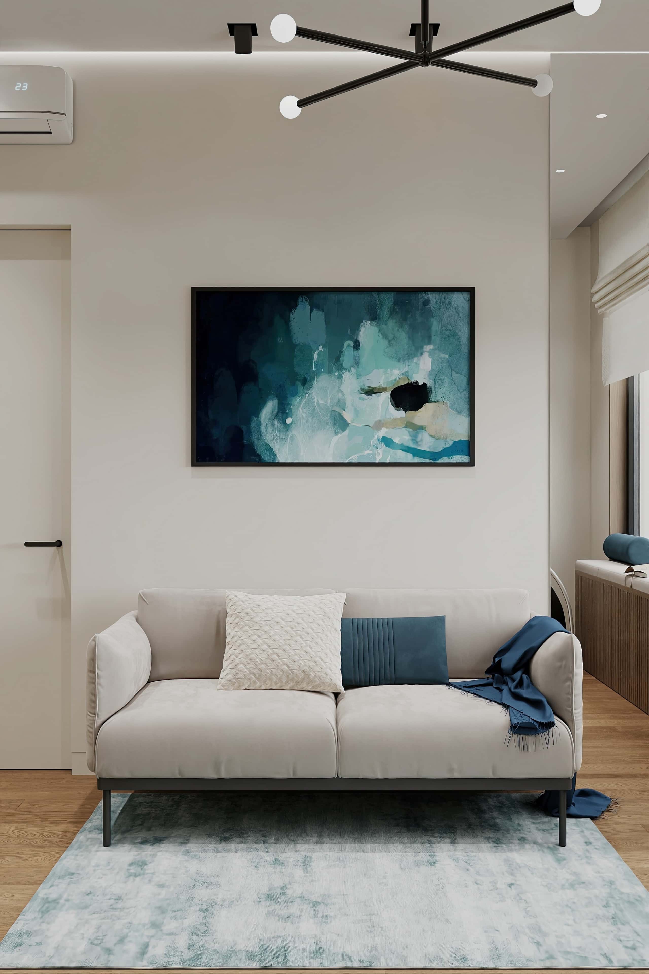 Nowoczesny remont mieszkania 2026: elegancka kuchnia z wbudowanym sprzętem AGD.