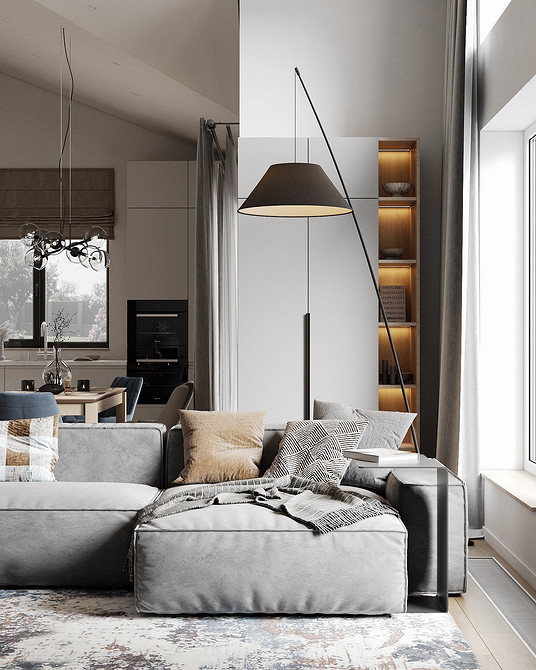 Интер'єр z szarymi meblami: Inspiracje dla sypialni, salonu i innych pomieszczeń.