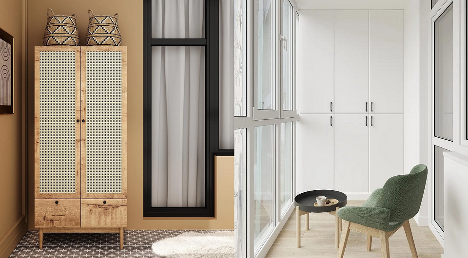 Balkon z szafą: Jak stworzyć funkcjonalną oazę relaksu? — Szafa na balkon (Szafy balkonowe)