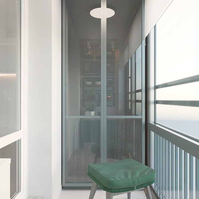 Szafa narożna na balkonie: ergonomiczne rozwiązanie do optymalizacji przestrzeni i przechowywania.