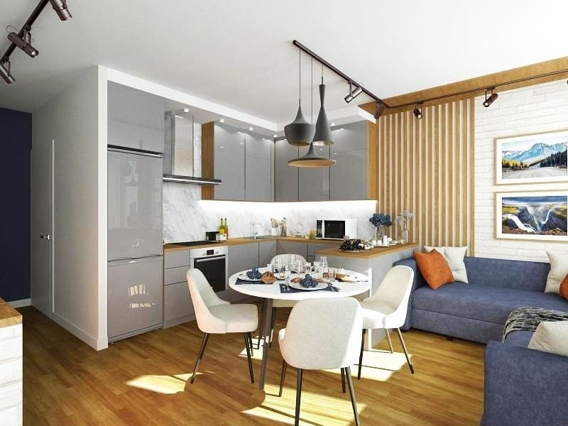 Narożnik kuchenny z łatwą w czyszczeniu tapicerką z mikrofibry – praktyczne rozwiązanie.