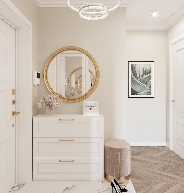 Puf i fotel: relaks Elegancki puf obok fotela: stwórz wygodną i stylową przestrzeń do relaksu.