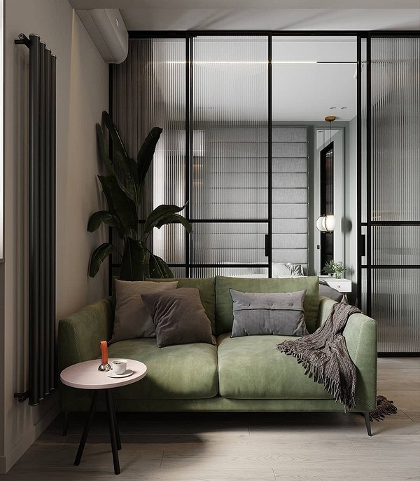 Zielona sofa w salonie Zielona sofa w salonie - inspiracje kolorystyczne i stylowe połączenia w nowoczesnym wnętrzu.