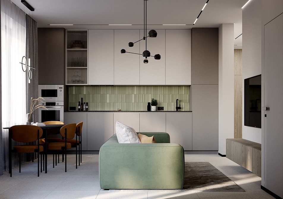 Zielona sofa w stylach Stylowa zielona sofa w salonie – pomysły na aranżację w różnych stylach.