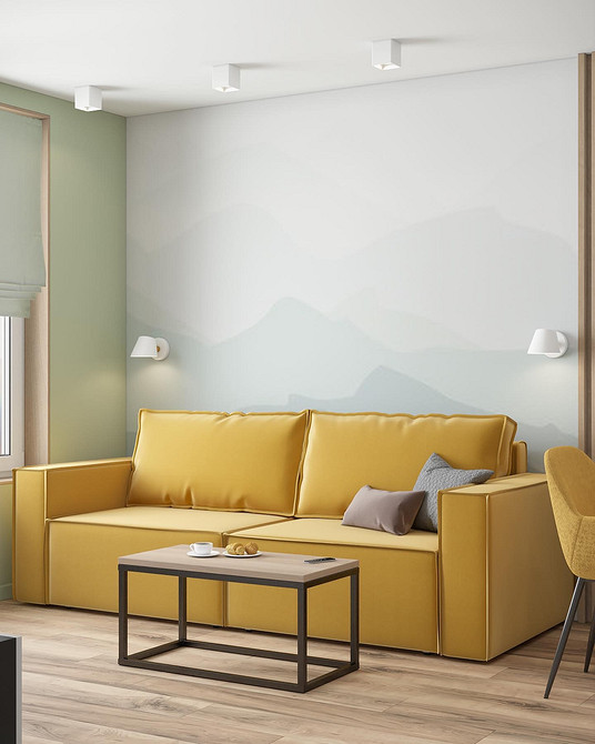 Aranżacja salonu z żółtą sofą: inspirujące pomysły na stworzenie unikalnego wnętrza w 2026.