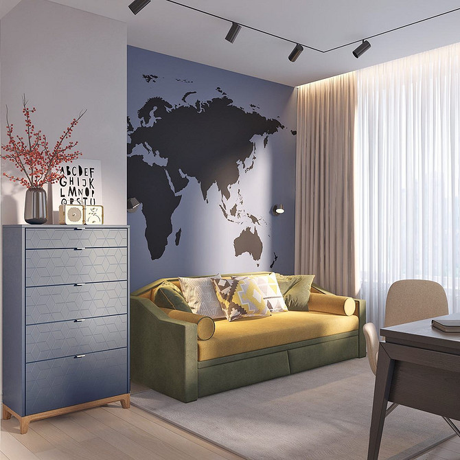 Nowoczesna żółta sofa w salonie: stylowy element aranżacji wnętrz 2026.