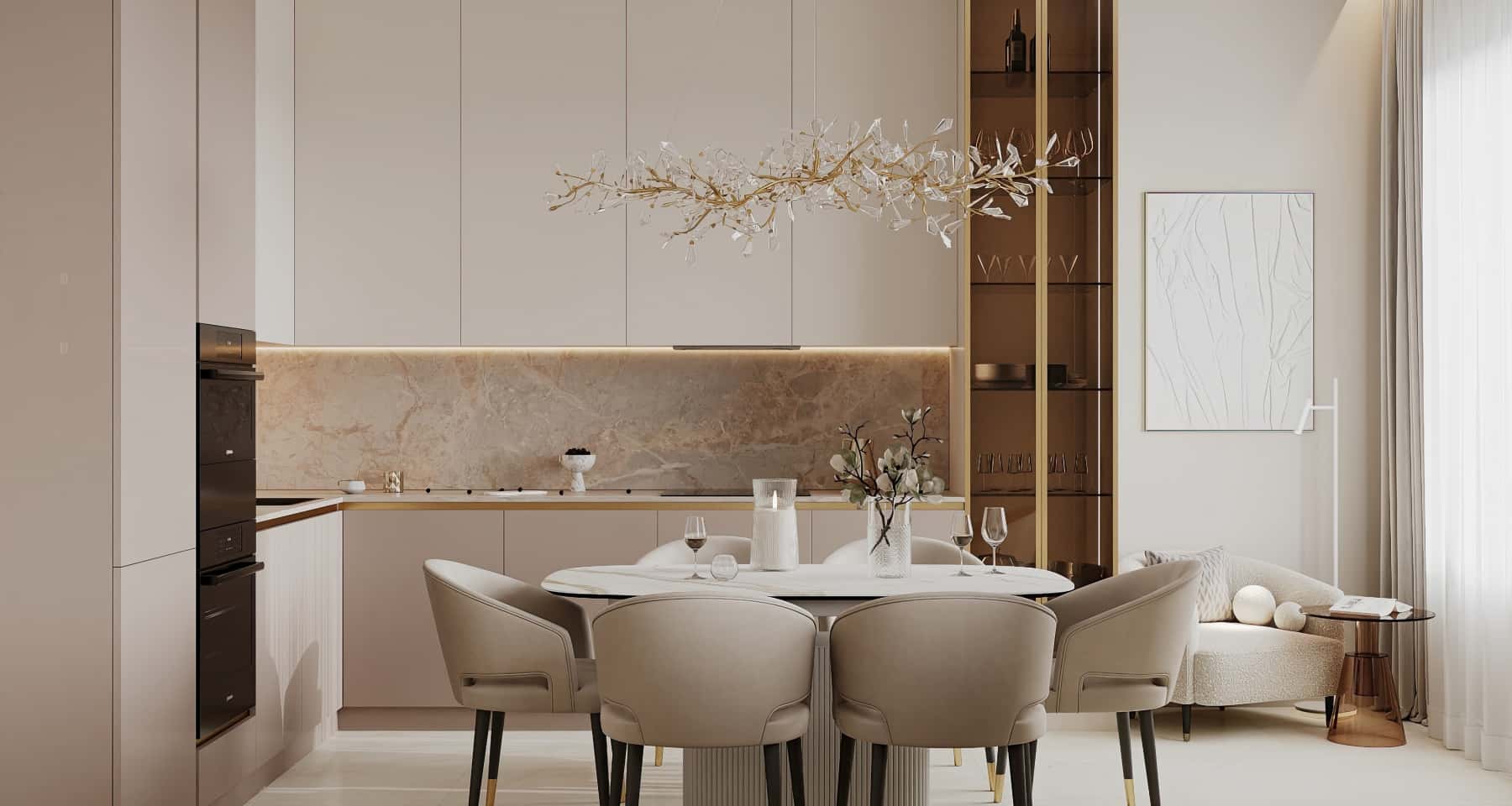 Jasna kuchnia 2026 z ergonomicznymi rozwiązaniami i minimalistycznym stylem.