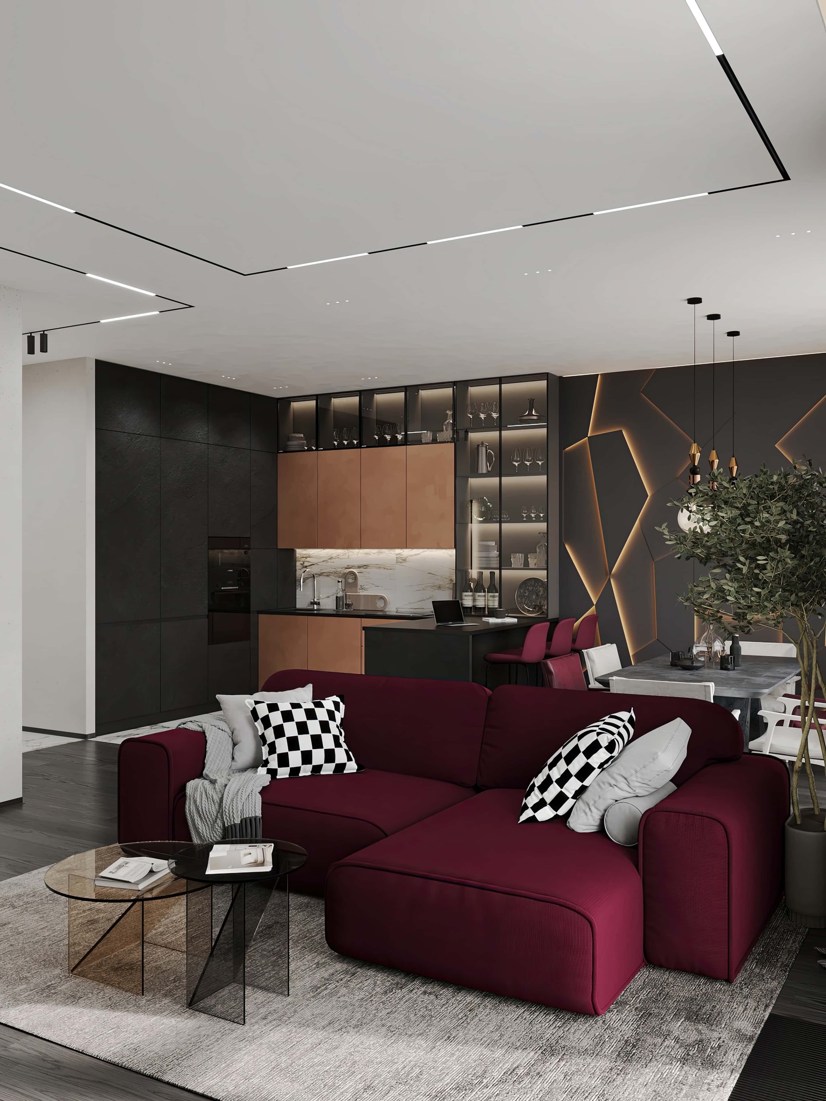 Projekt salonu 2026: Jasne kolory, eklektyzm i ergonomia w małym mieszkaniu.