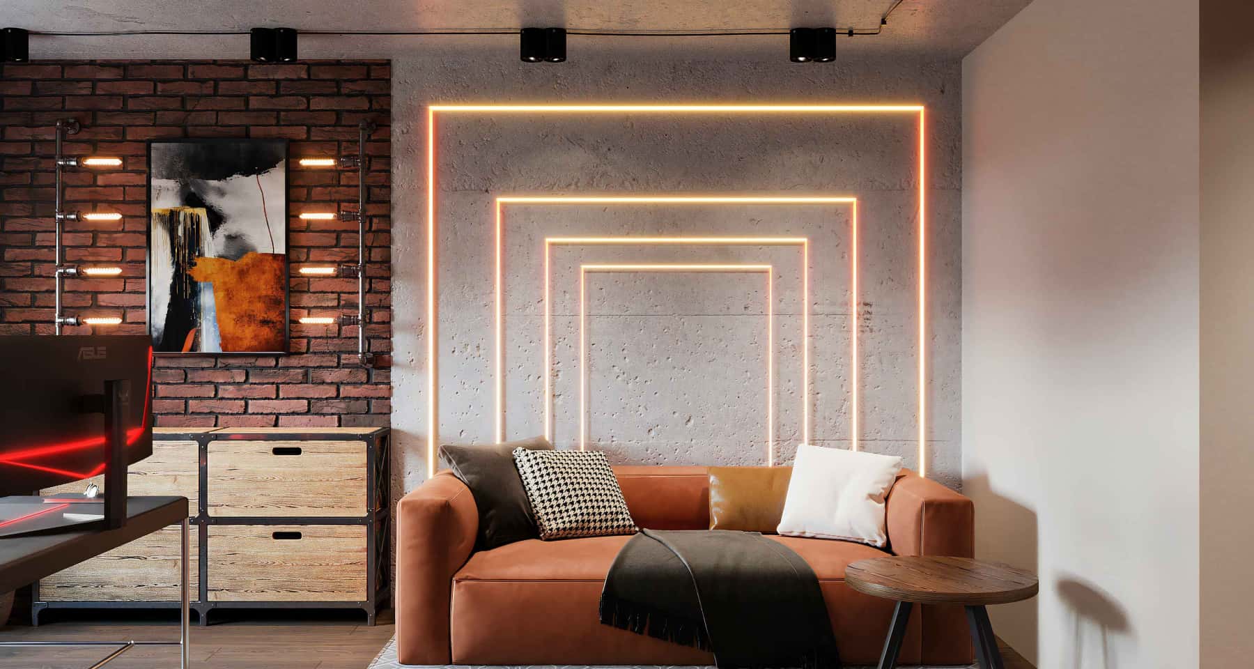 Nowoczesna łazienka w różowych odcieniach w minimalistycznym stylu - design 2026