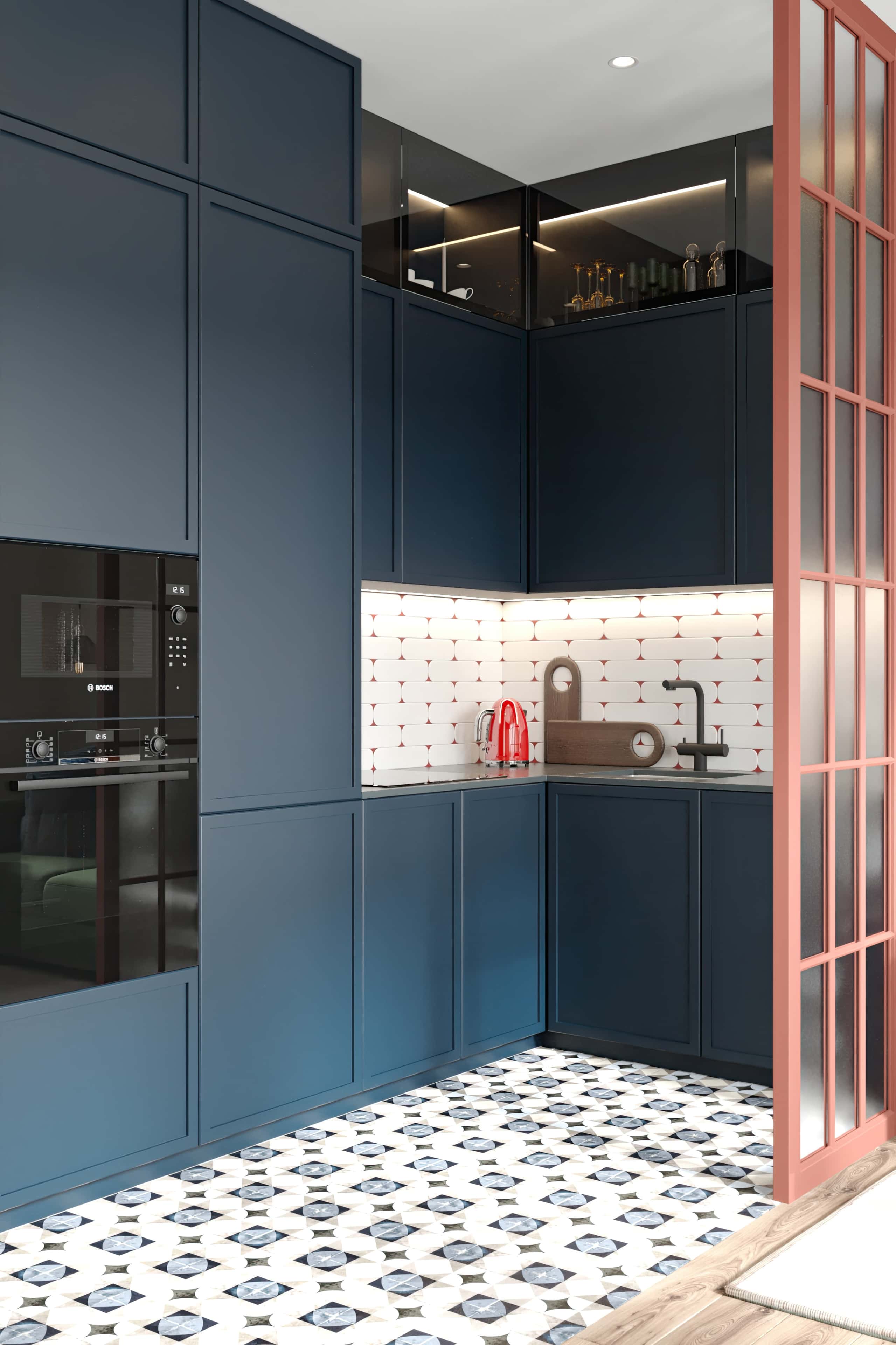 Pomysł na salon 2026: Jasne kolory i eklektyczny wystrój w małym mieszkaniu.