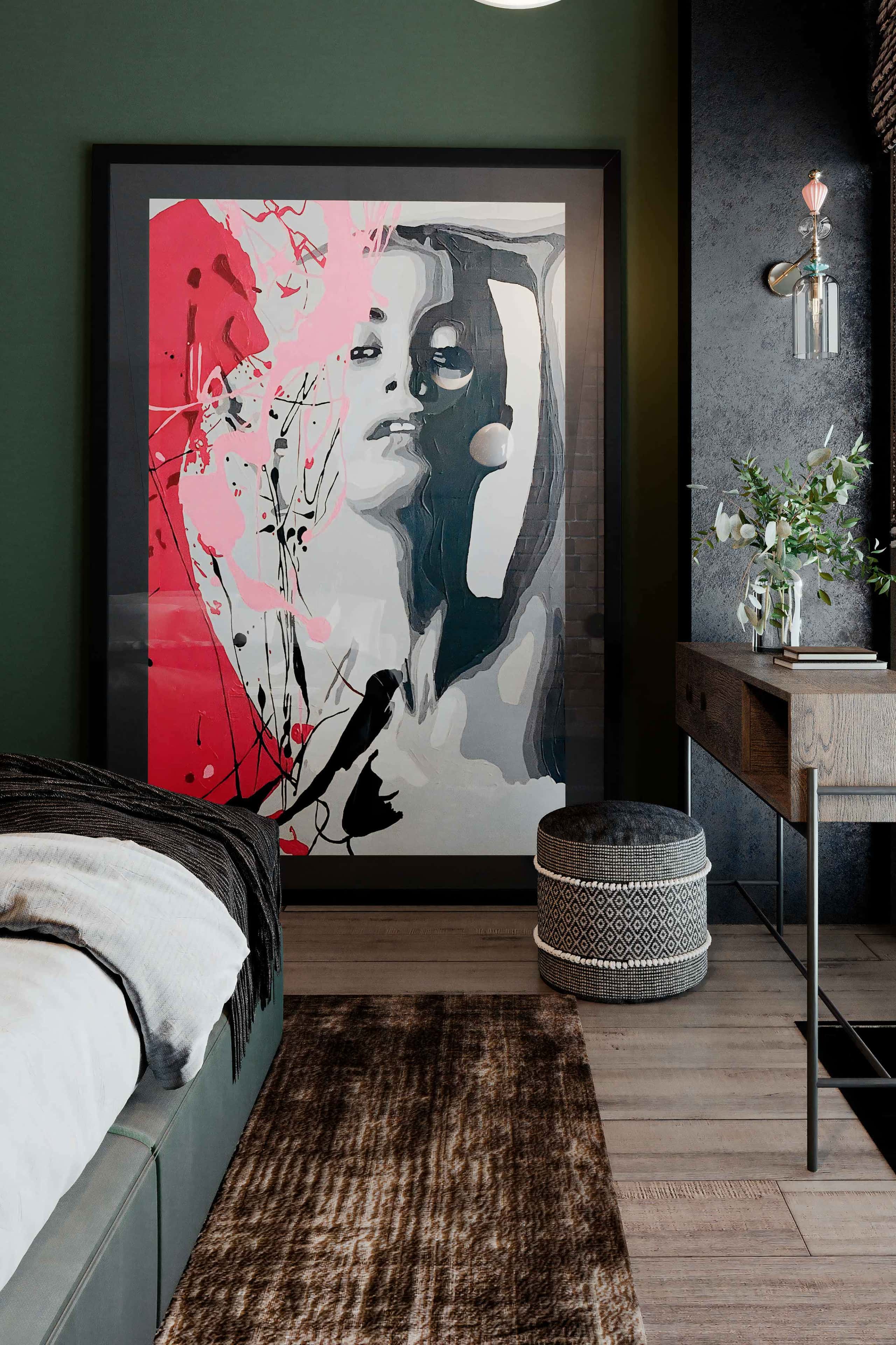 Loft 2026: żywe kolory Wnętrze loft 2026: jaskrawe kolory i design w aranżacji małego mieszkania z naturalnymi materiałami