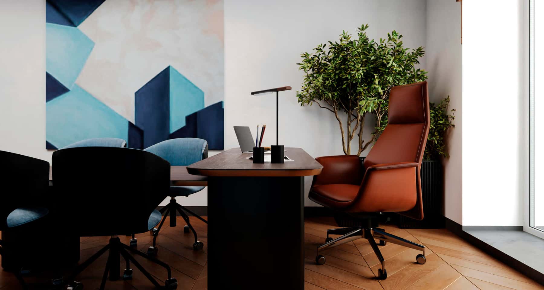 Nowoczesny remont biura z otwartą przestrzenią i miejscami do pracy Loft 2026.