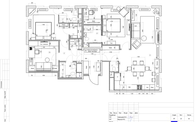 Kuchnia z salonem w stylu amerykańska klasyka z meblami na wymiar.