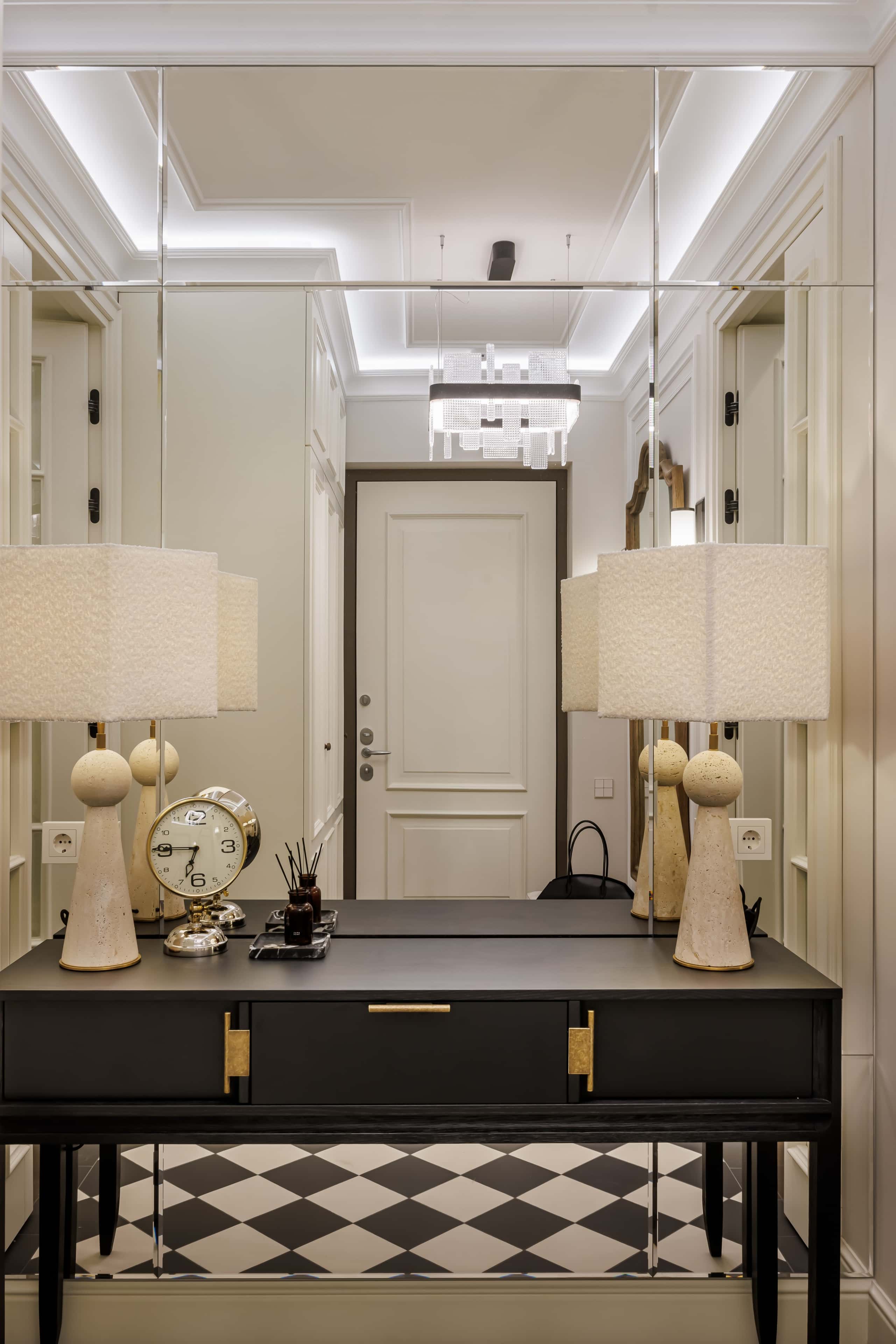 Mieszkanie w stylu amerykańska klasyka: elegancja i komfort w każdym detalu.