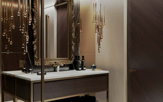 Przytulna sypialnia w Kijowie, inspiracja do aranżacji wnętrza mieszkania.