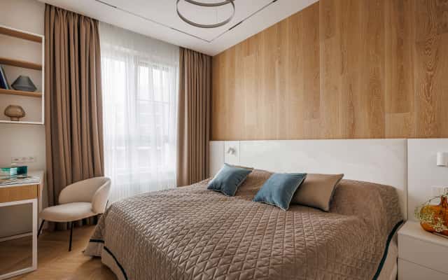 Nowoczesny design po remoncie Eleganckie wnętrze mieszkania po remoncie, utrzymane w nowoczesnym stylu i estetyce.