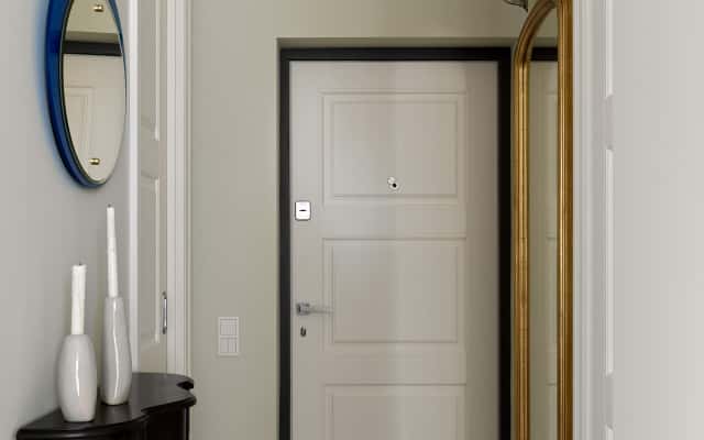 Projekt salonu w stylu neoklasycznym 2026 w mieszkaniu po remoncie.