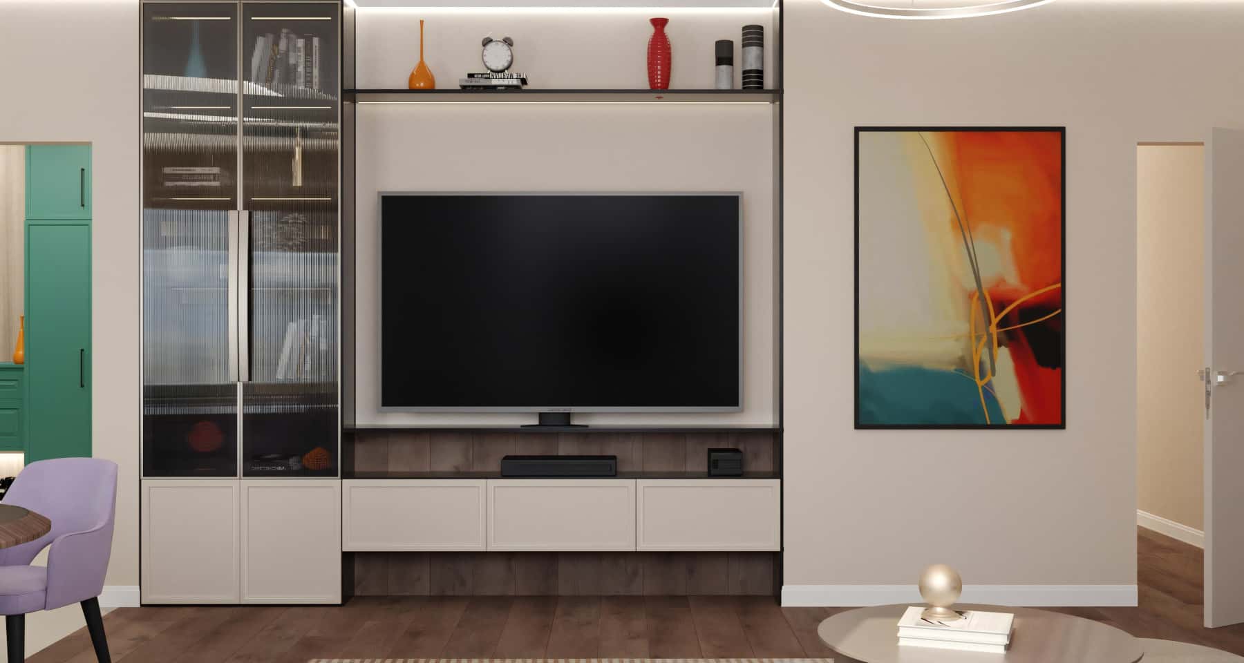 Pomysł na aranżację 4-pokojowego mieszkania dla dużej rodziny: pokój dziecięcy