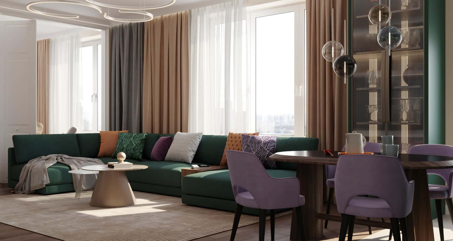 Mieszkanie 4-pokojowe: inspiracje na aranżację sypialni w stylu Art Deco