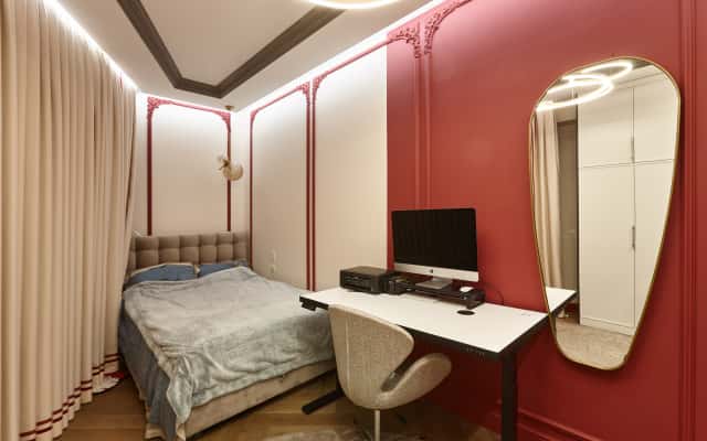 Nowoczesne projektowanie wnętrz 4-pokojowego mieszkania dla dużej rodziny