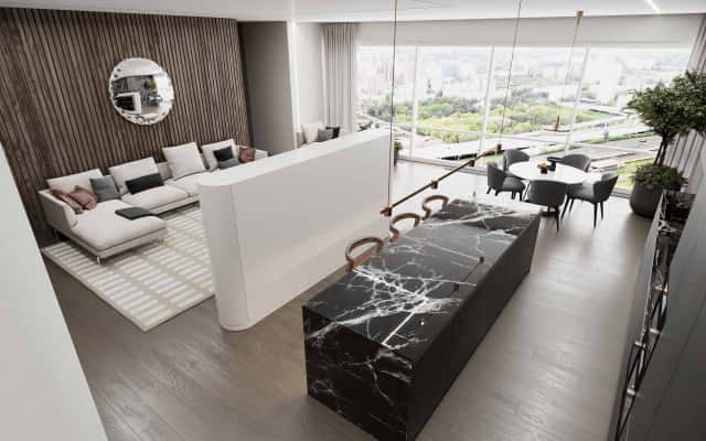 Aranżacja przestronnego 4-pokojowego mieszkania w stylu Art Deco 2026. Room News