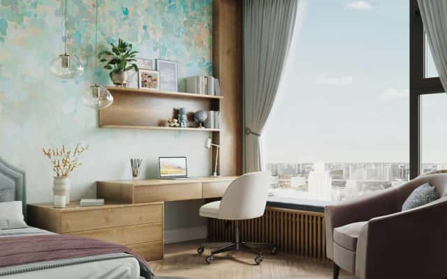 Inspiracje dla aranżacji 4-pokojowego mieszkania z użyciem stonowanych kolorów i naturalnych materiałów.