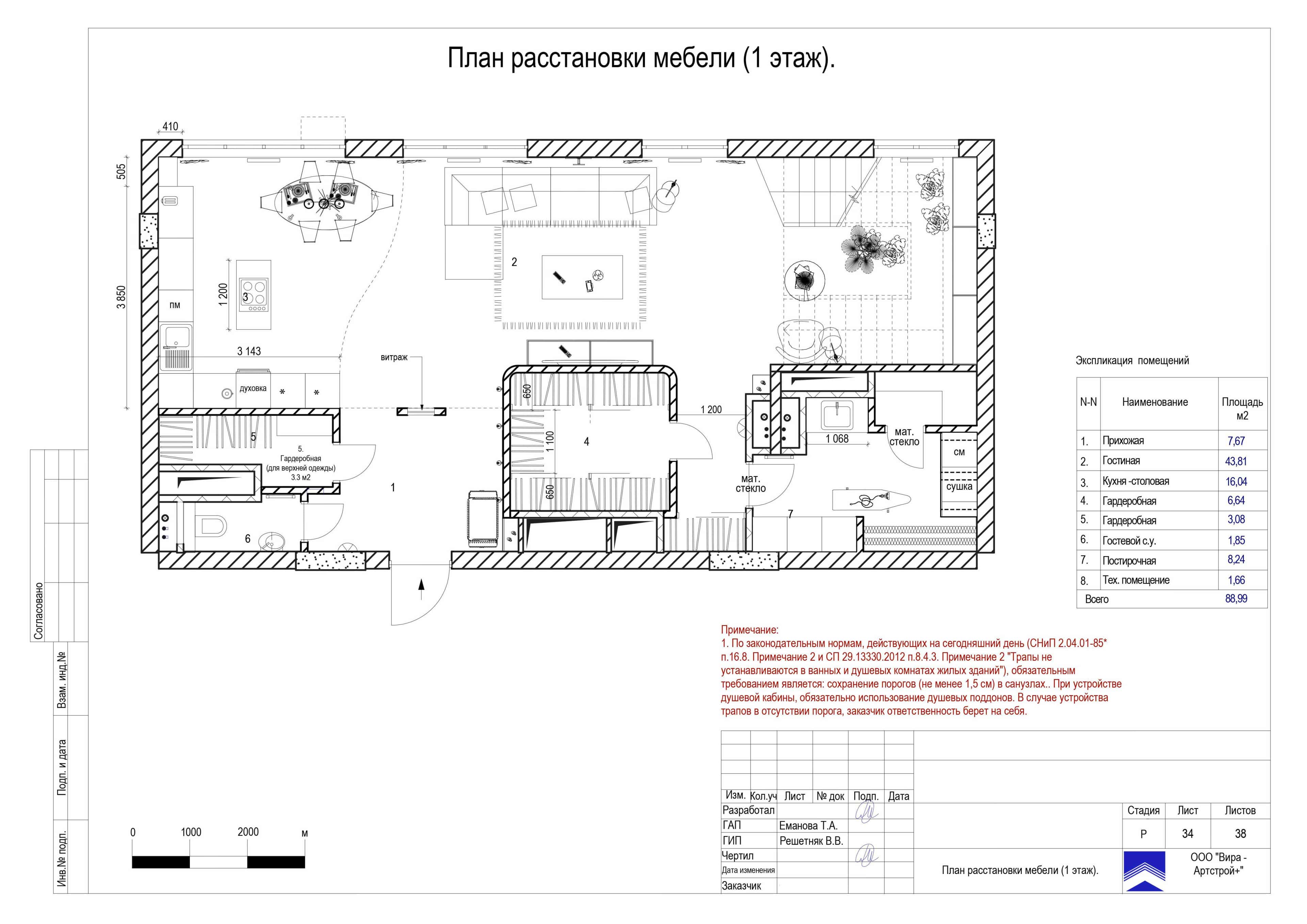 Projekt wnętrza mieszkania 4-pokojowego: komfort i elegancja w każdym detalu