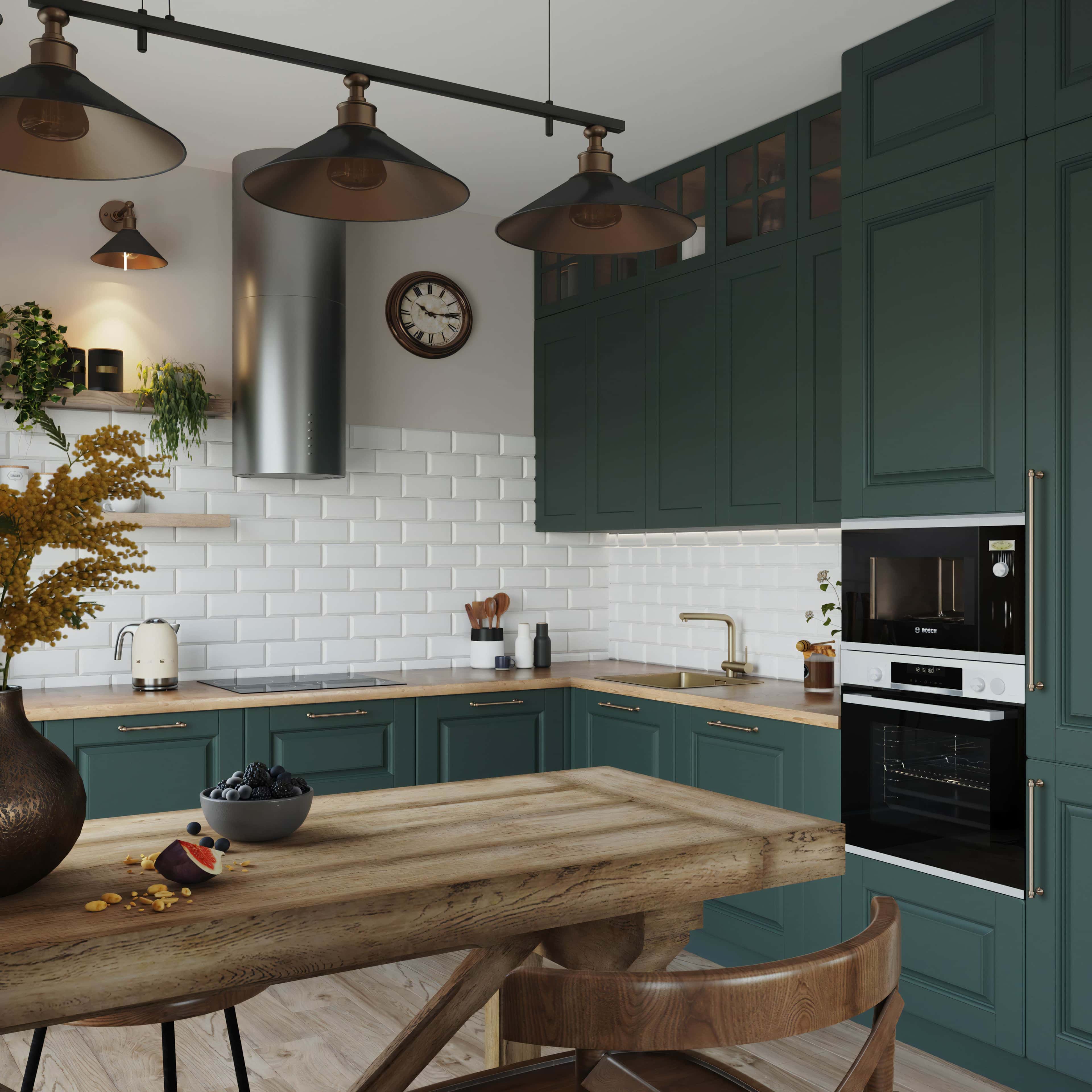 Projekt wnętrza 4-pokojowego mieszkania w stylu Art Deco z nowoczesnymi akcentami.