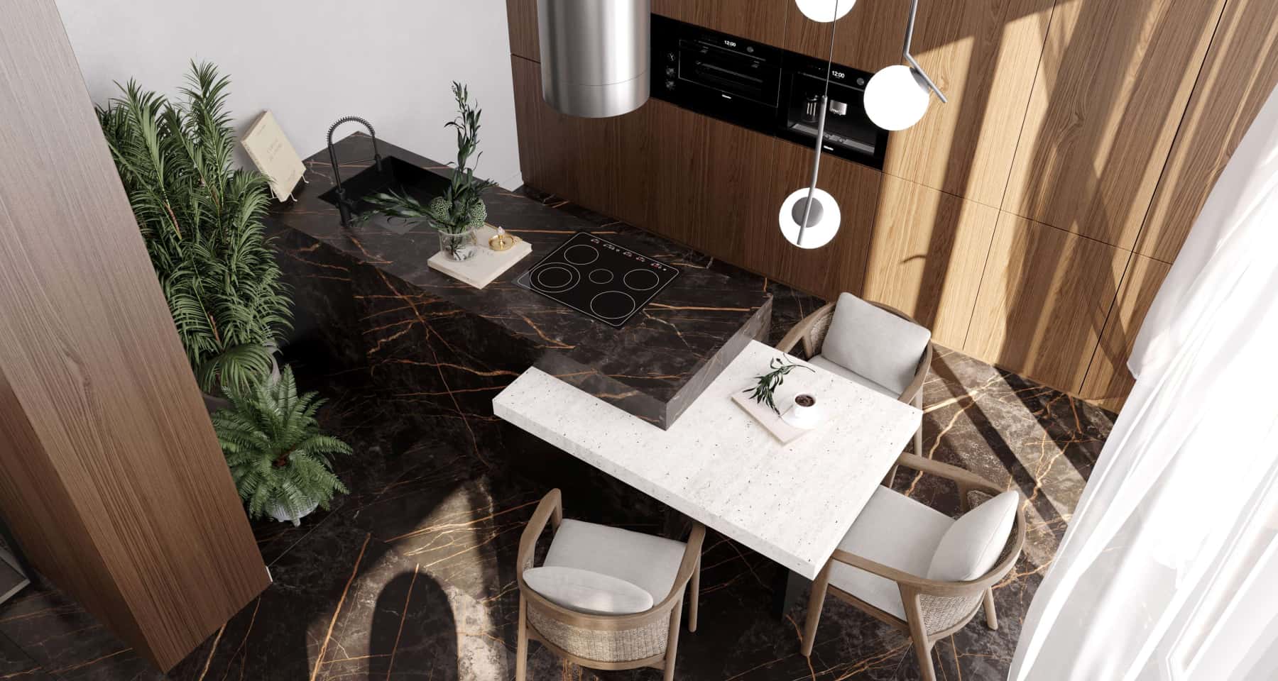 Ekologiczny design w nowoczesnym domu 2026: wykorzystanie odnawialnych źródeł energii.