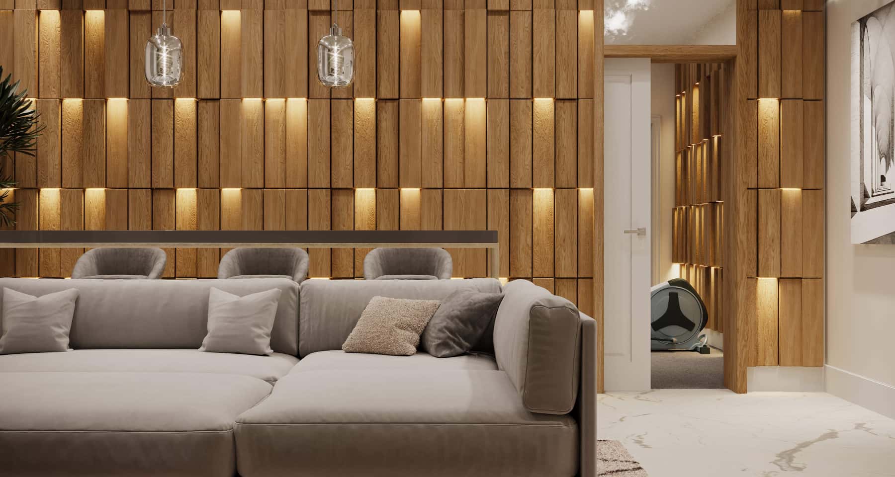 Projektowanie domu w stylu nowoczesnym 2026: Duże okna wpuszczają naturalne światło do wnętrza