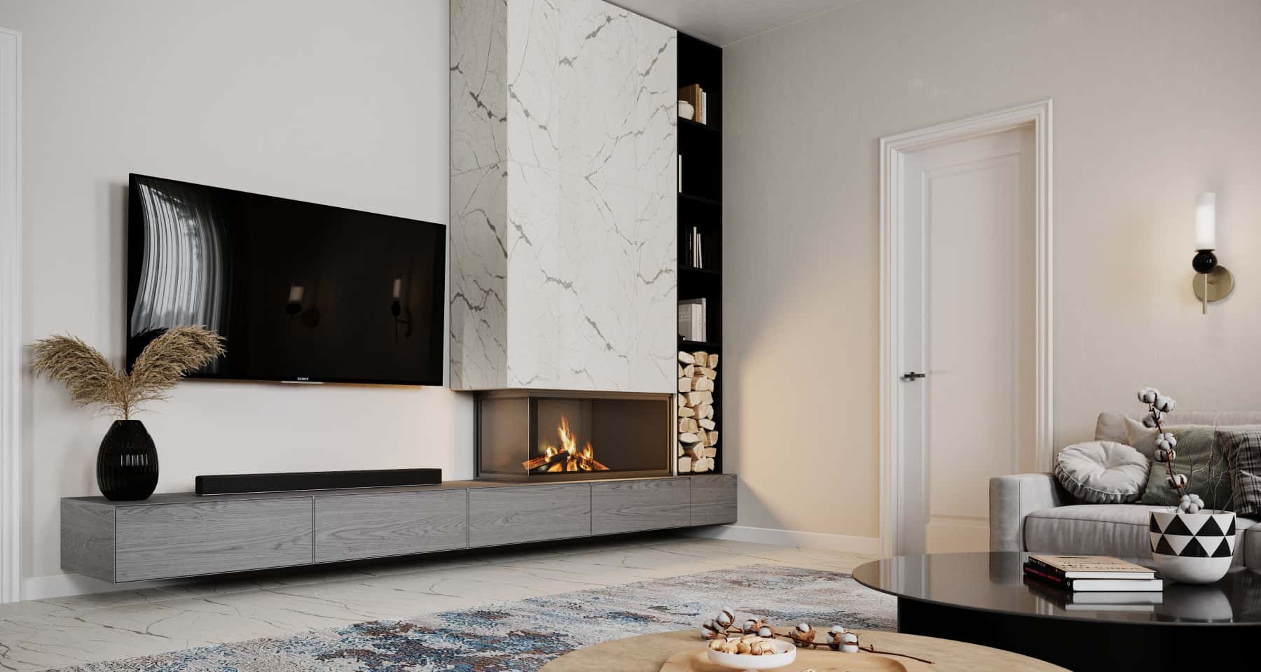 Nowoczesny dom 2026: Funkcjonalność i minimalizm w łazience z naturalnymi akcentami