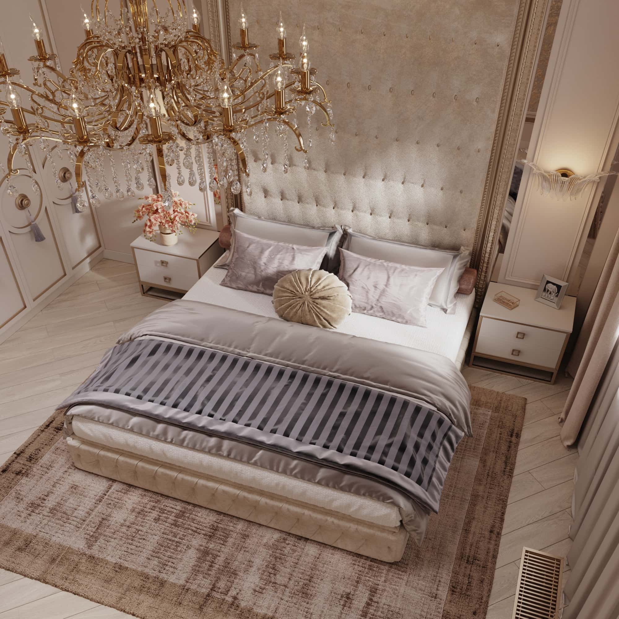 Stylowe beżowe wnętrze domu w 2026: minimalizm i harmonia kolorów.