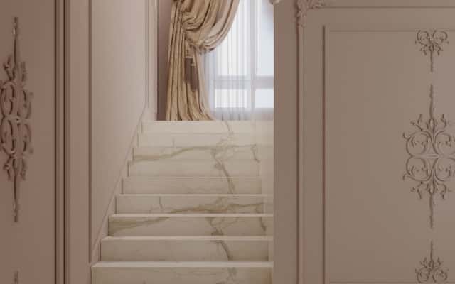 Projekt beżowego wnętrza domu na 2026 rok z wykorzystaniem naturalnych materiałów.