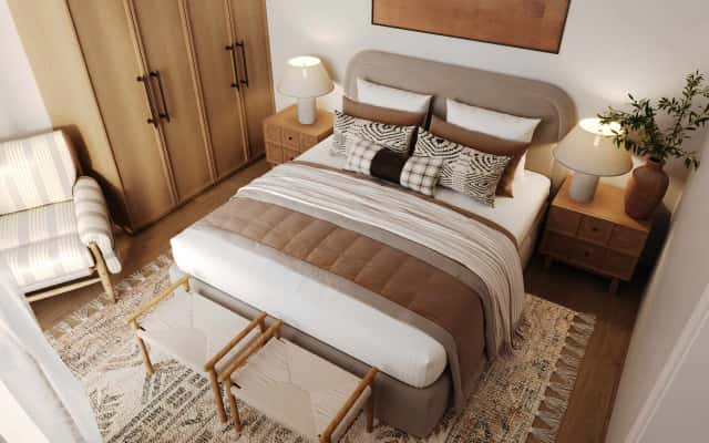 Beżowe wnętrza domów 2026: przepis na relaks i harmonię w salonie