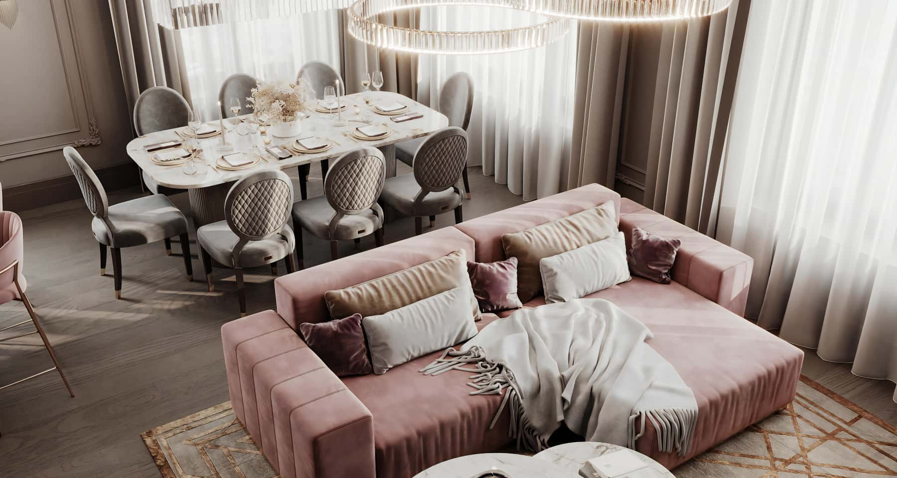 Jasny salon 2026: Minimalistyczny design i triki projektanckie z farbą akrylową