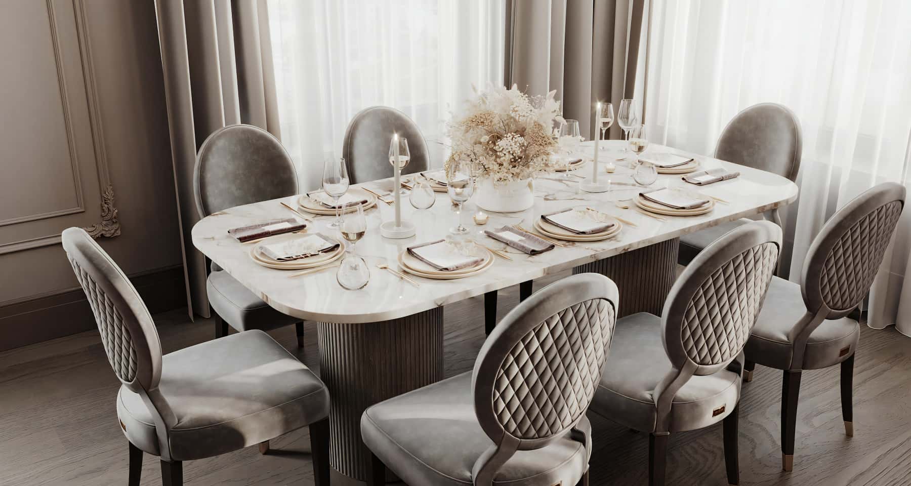 Aranżacja jasnego salonu 2026 w stylu minimalistycznym z użyciem bieli i akrylu