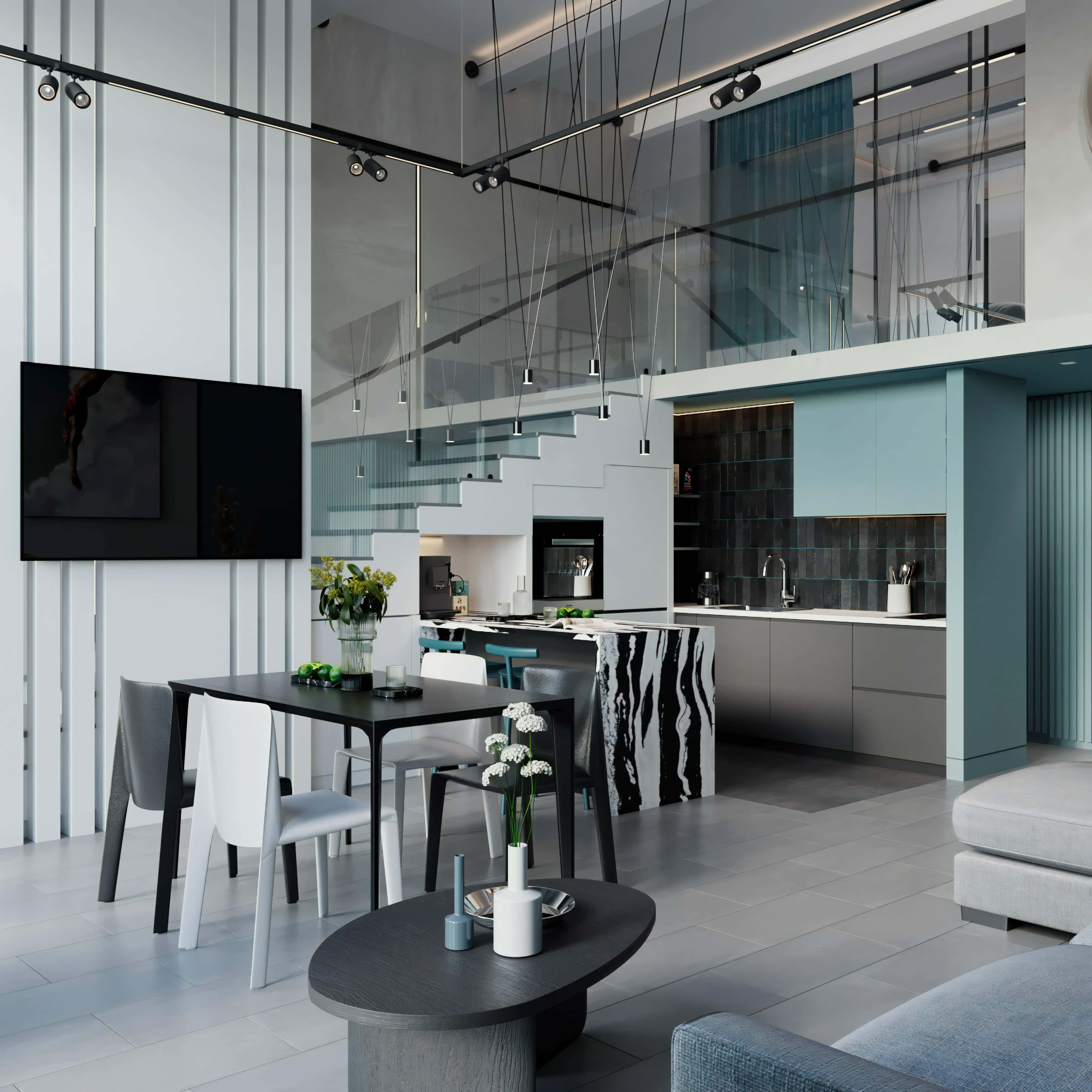 Jasny salon w stylu minimalistycznym w małym mieszkaniu: aranżacja 2026.