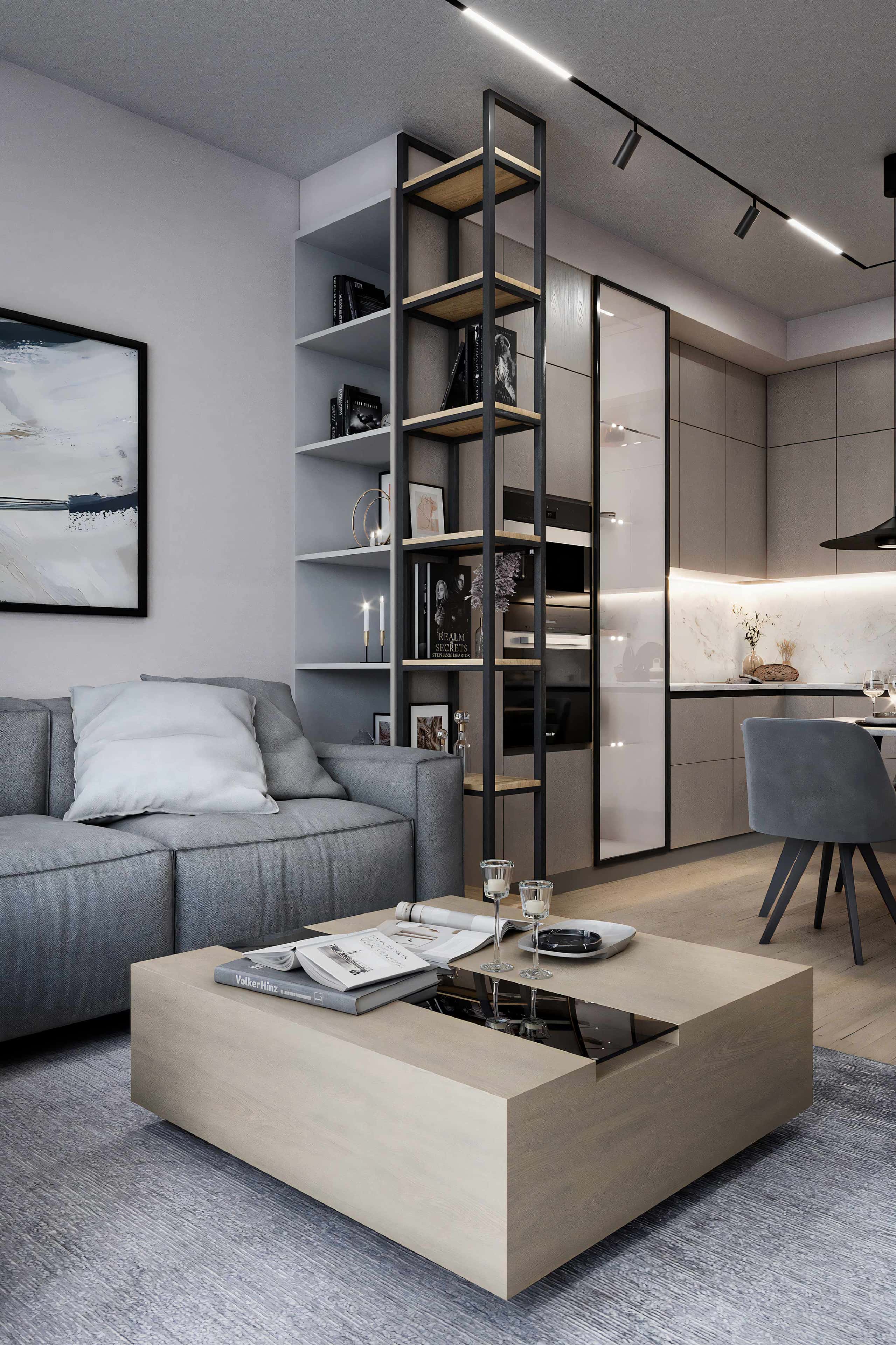 Aranżacje kuchni z salonem 2026: strefowanie przestrzeni i nowoczesny design.