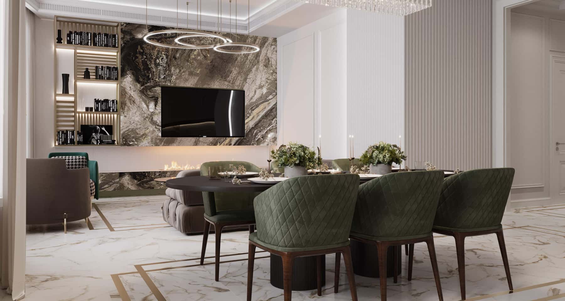 Minimalistyczna kuchnia z salonem – aranżacje 2026, proste linie, funkcjonalność i styl.