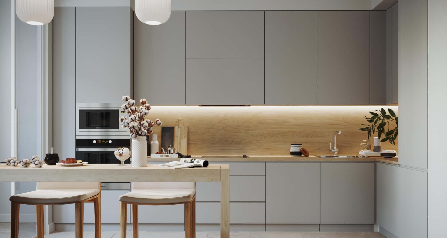 Kuchnia z salonem: nowoczesne aranżacje 2026 z naciskiem na funkcjonalność i design.