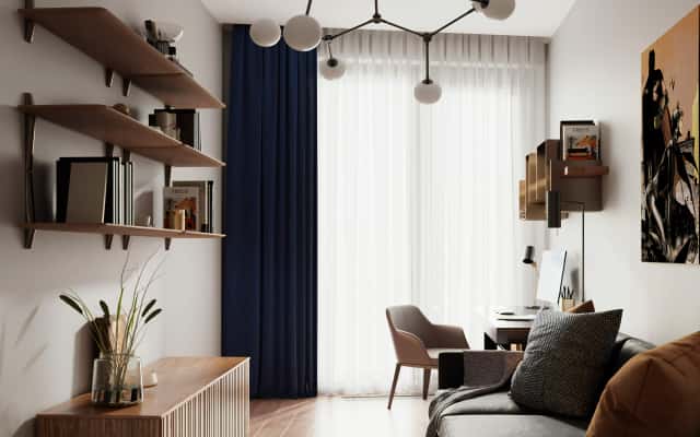 Minimalizm i Loft w 2026 Nowoczesny design mieszkania z oświetleniem loftowym i funkcjonalnym przechowywaniem.