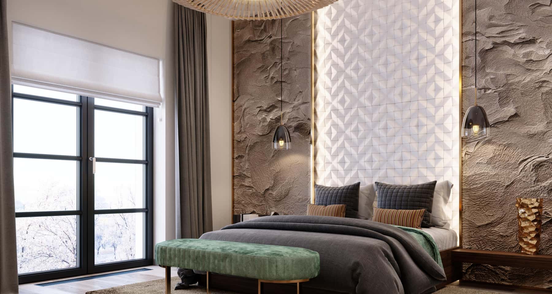 Ukryte Przechowywanie Funkcjonalne przechowywanie w nowoczesnym mieszkaniu, wykorzystujące ukryte schowki i inteligentne rozwiązania.