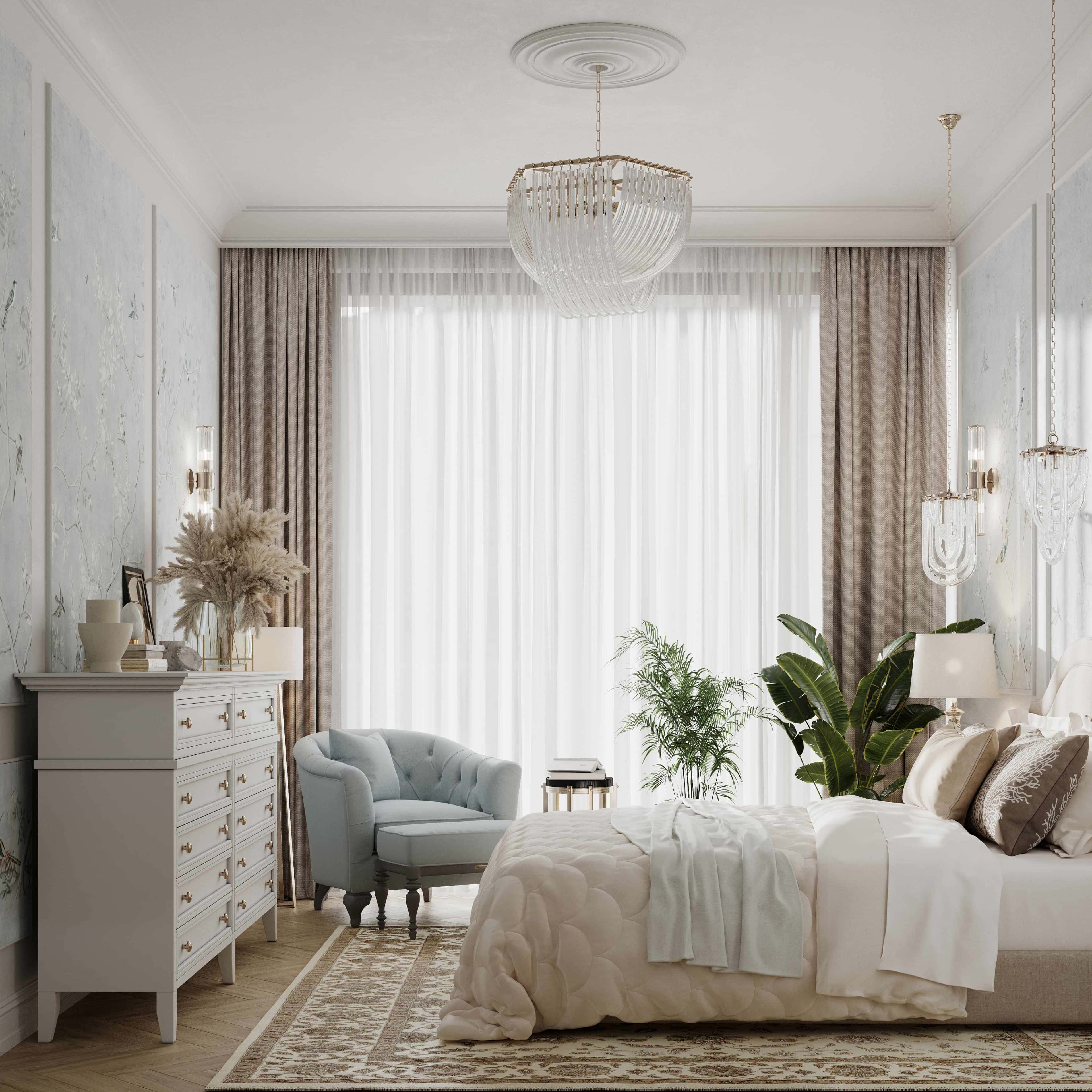 Inspiracje na jasną sypialnię 2026: minimalizm i naturalne materiały w aranżacji.