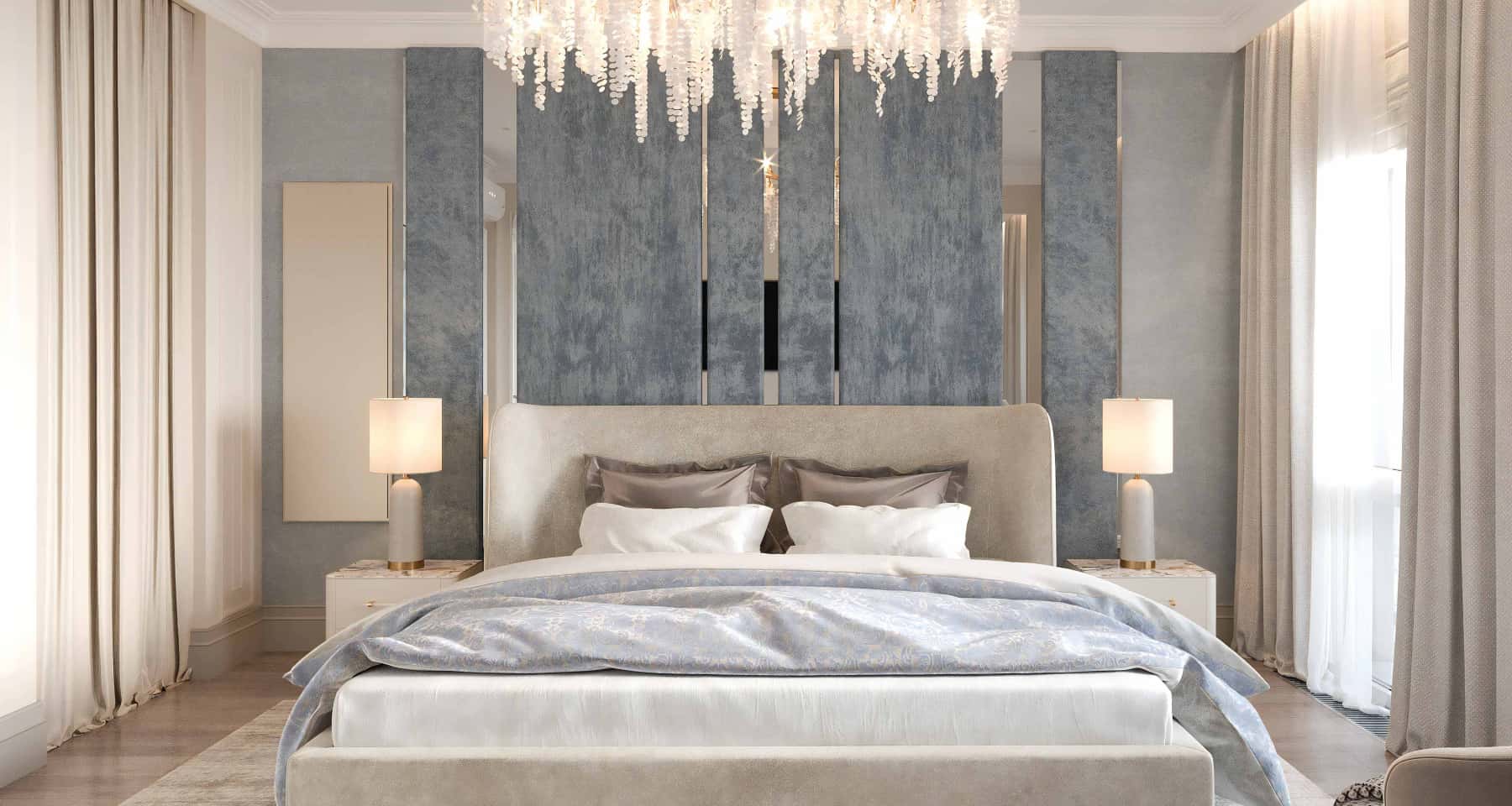 Inspiracje dla małej sypialni: jasne kolory, funkcjonalne meble i optyczne triki