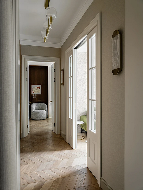 Modne drzwi 2026: połączenie drewna i szkła w nowoczesnym designie.