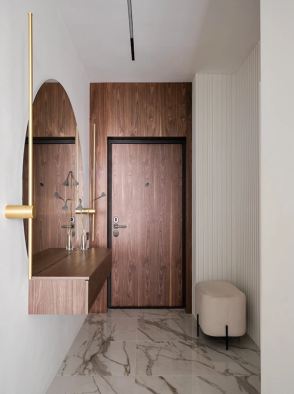 Eleganckie drzwi przesuwne oszczędzające miejsce w aranżacji wnętrza 2026 z minimalistycznymi okuciami